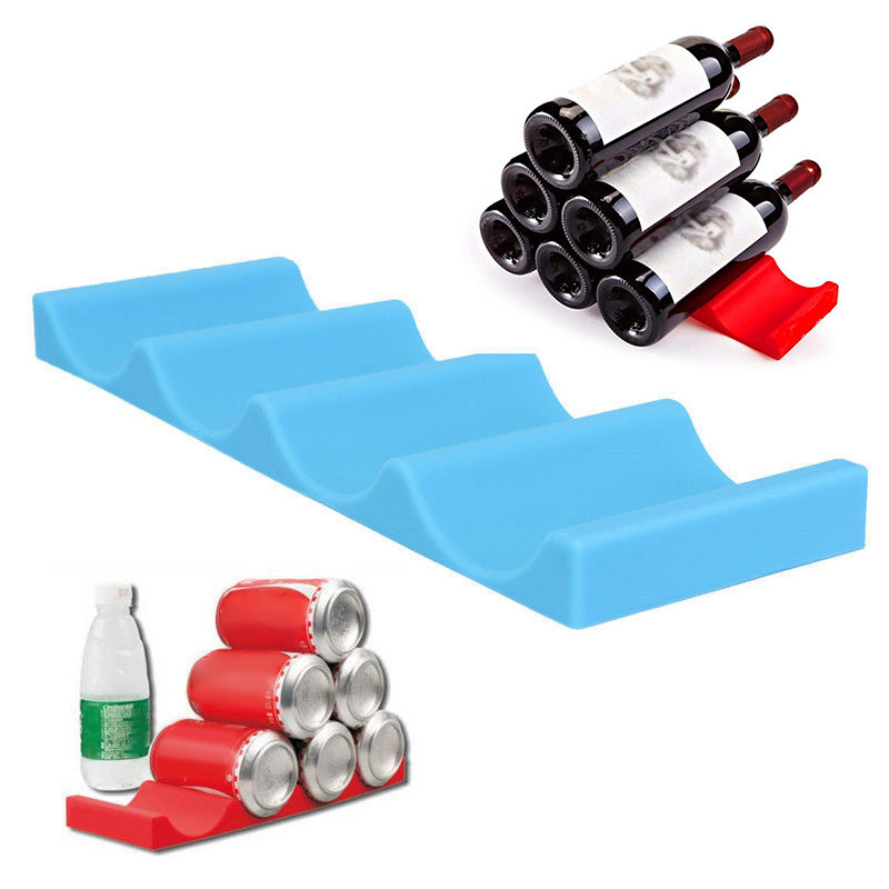 Wine Beer Cooler Fridge - Силиконовая подставка для хранения в холодильнике,