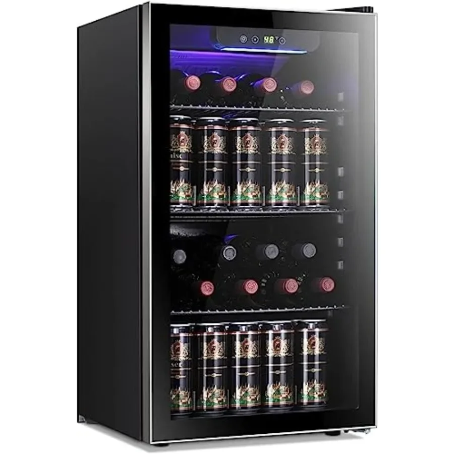 Wine Beer Mini Fridge - Винный холодильник/шкаф на 26 бутылок и
