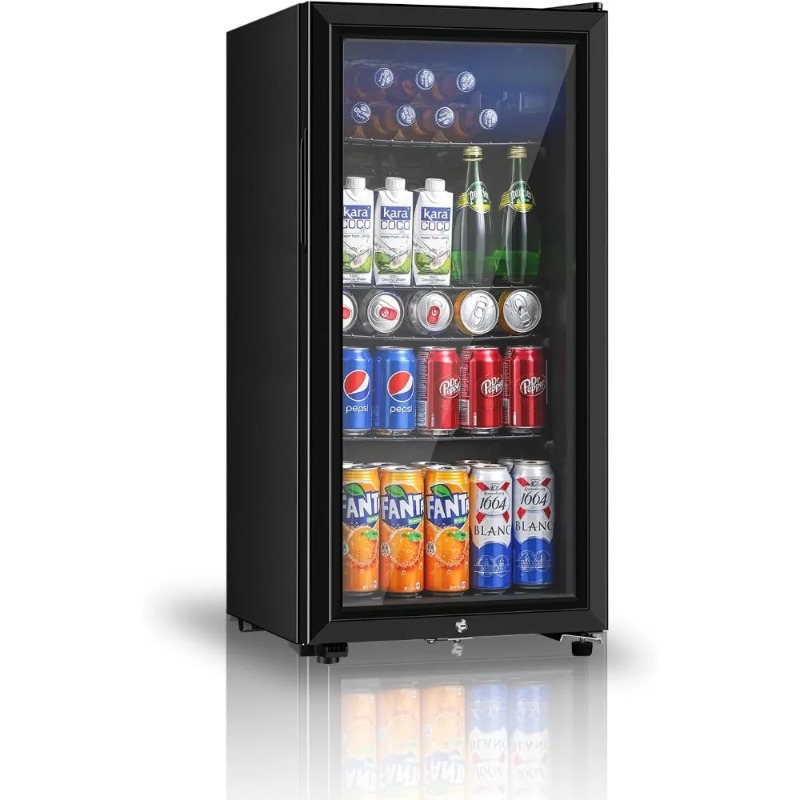 Wine Beer Mini Fridge - Холодильник для напитков, мини-холодильник размером 3,2