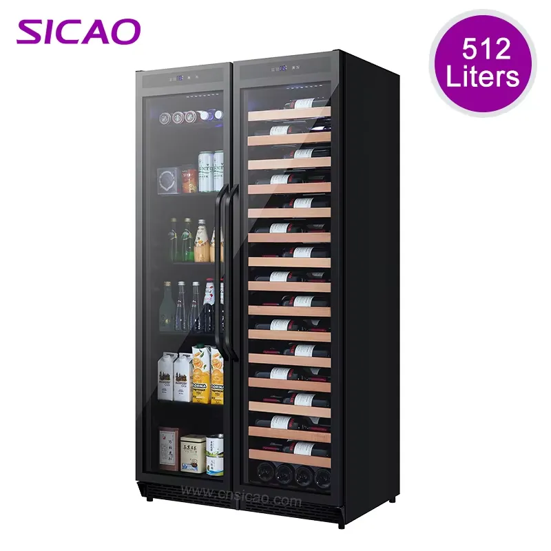 Wine Beer Cooler Fridge - Встраиваемый холодильник для напитков с двумя