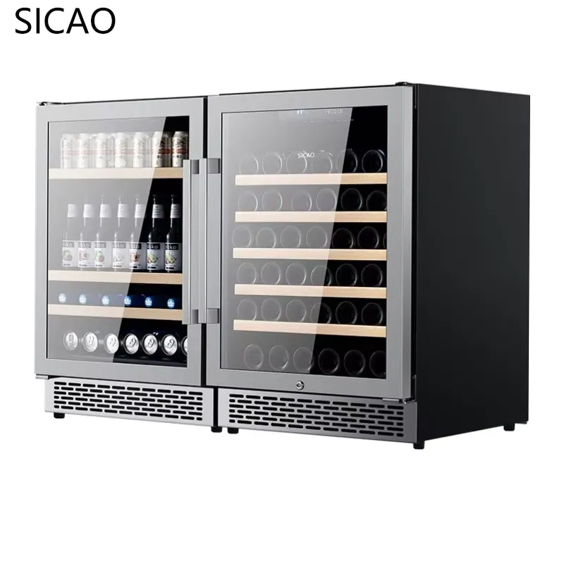 Двухдверный винный холодильник – обзор и цена Wine Beer Cooler Fridge